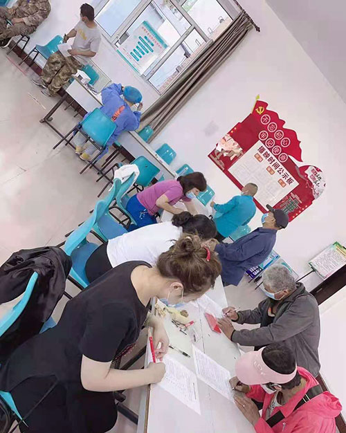 鸡西三健男科医院苗接种工作